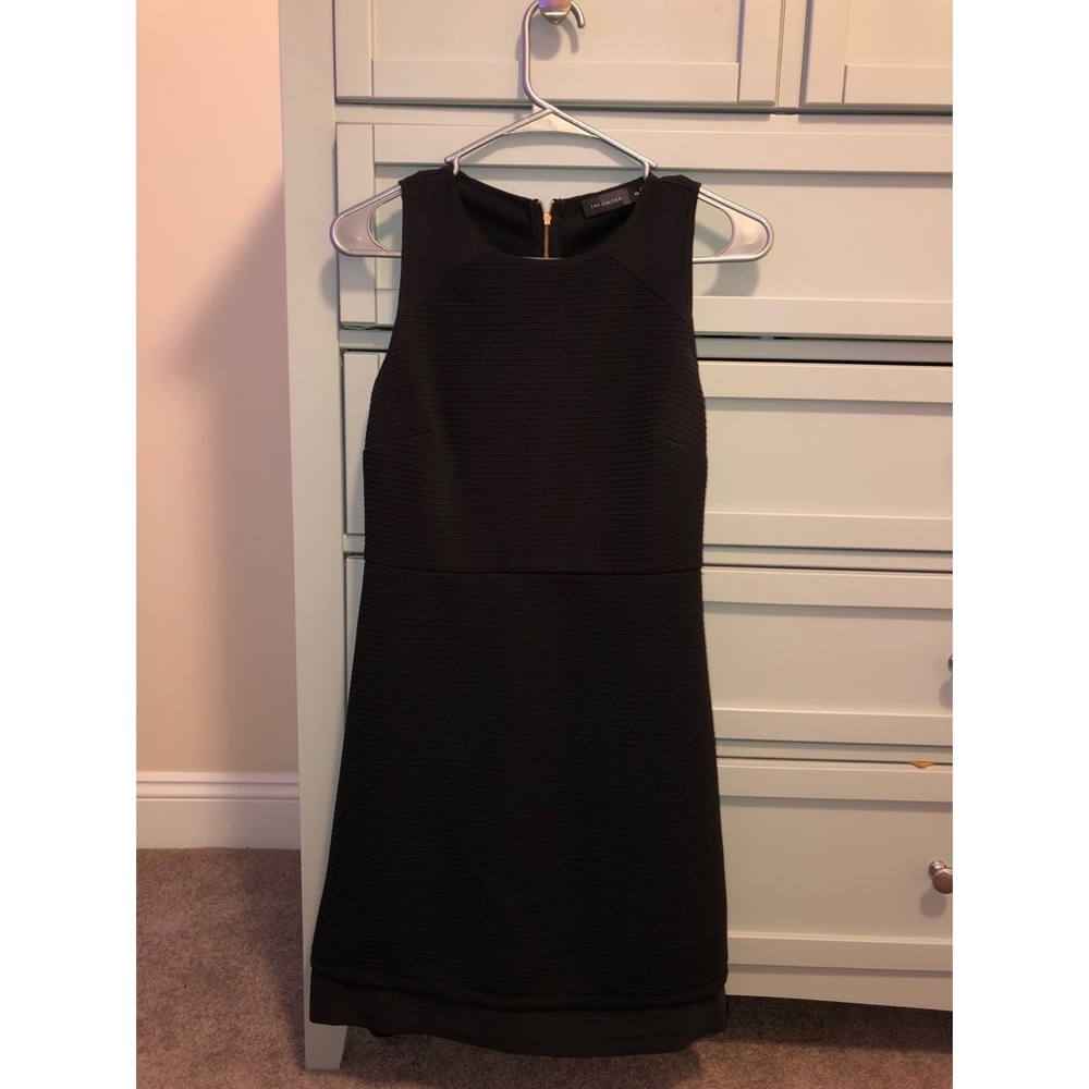 Black mini dress